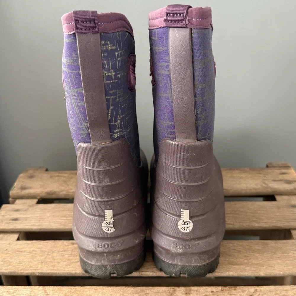 Bogs Kids Neo Classic Waterproof Winter Rain Boots -‎ Size 4Y A24